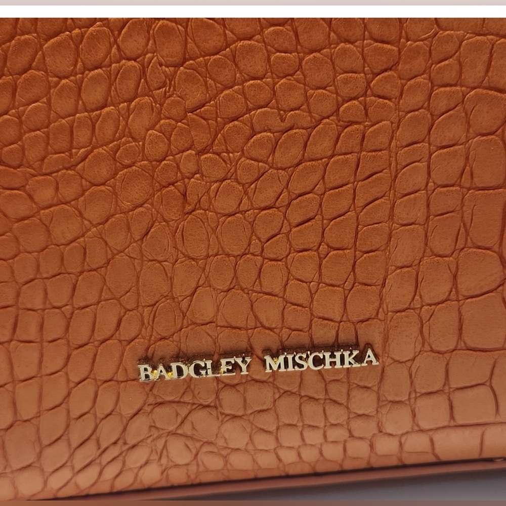 Badgley Mischka Croc Embossed Bag NWT - Picture 9 of 9